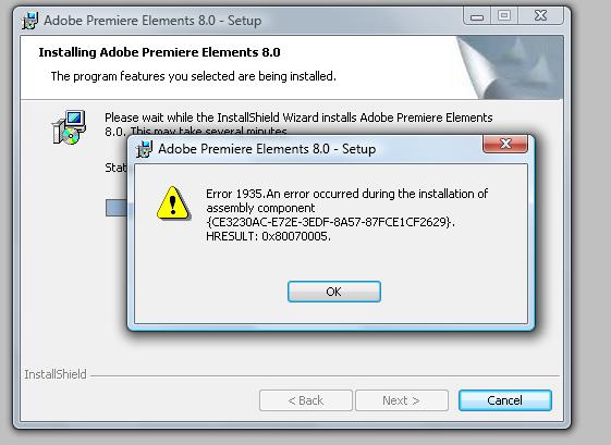 Adobe Acrobat Install Error 1935 Windows 7