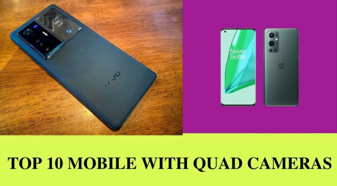 Top 10 Mobile With Quad Cameras