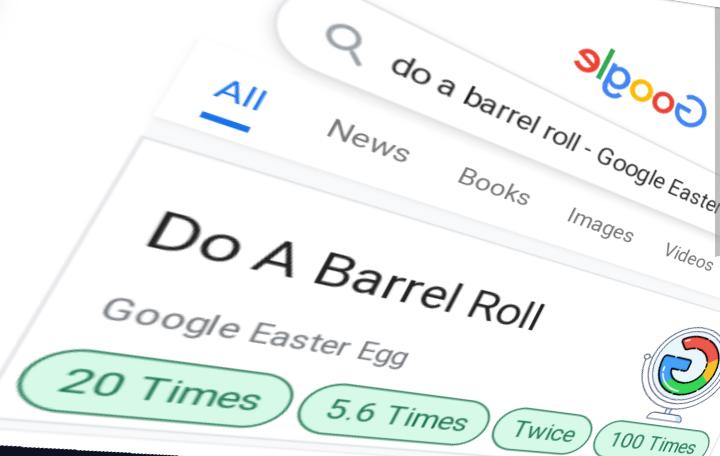 Google Do a Barrel Roll 100 Times 