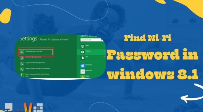 Find Wi-Fi Password in windows 8.1