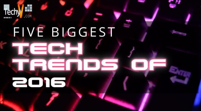 Five Biggest Tech Trends Of 2016