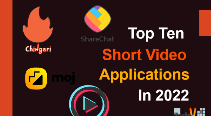 Top Ten Short Video Applications In 2022