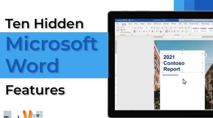 Ten Hidden Microsoft Word Features