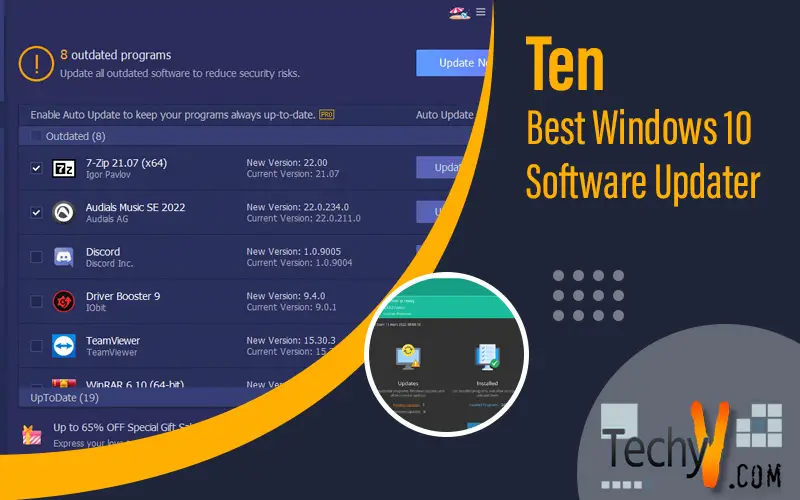 Ten Best Windows 10 Software Updater
