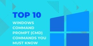 Top 10 windows command prompt cmd commands you must know