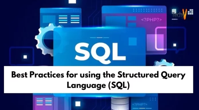 Best Practices for using the Structured Query Language (SQL)