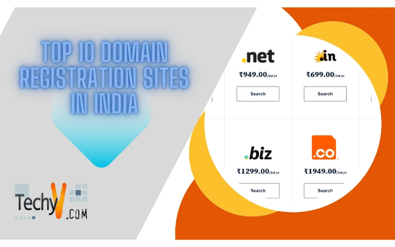 Top 10 Domain Registration Sites In India