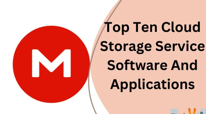 Top Ten Cloud Storage Service Software And Applications
