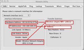 how to find ip address on macbook air