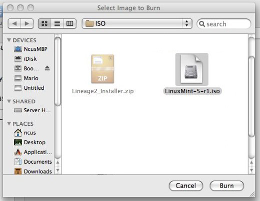 windows iso file for mac
