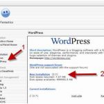 Manual installation process of WordPress