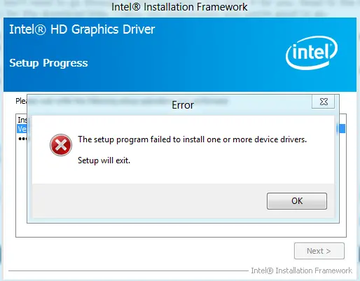 solve a problem with intel graphics driver windows 8.1