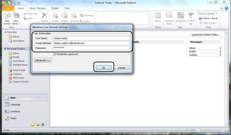 add gmail to microsoft outlook 2003