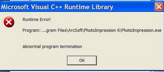 Ms Visual C Runtime Library Photoimpression 6 Will Not Launch Techyv Com