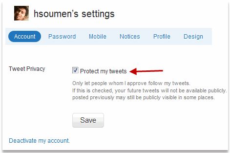Protect my Tweets