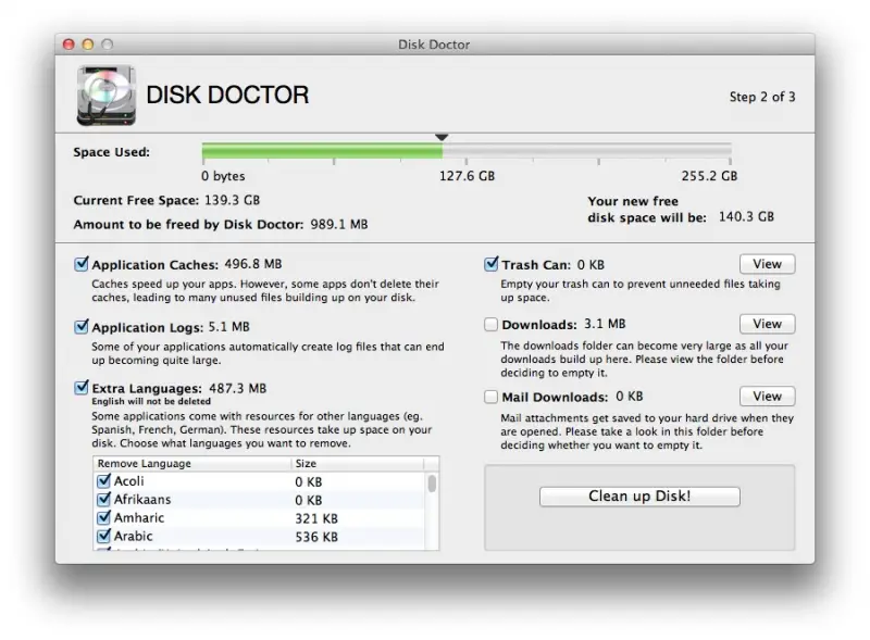disk doctor mac 3.2