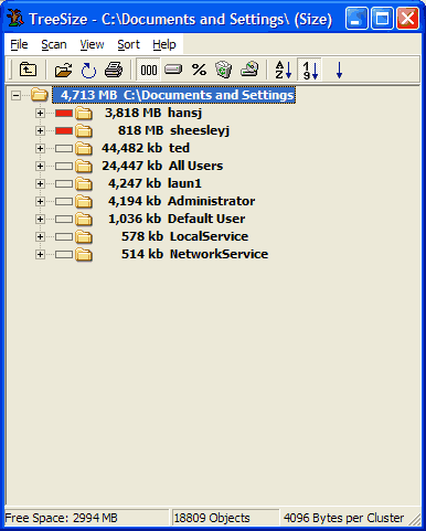 treesize free windows server 2008 download