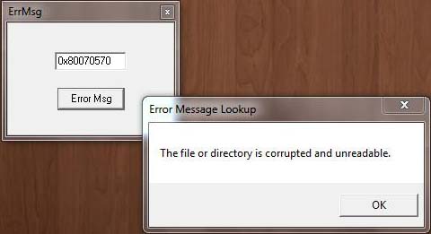 The File Or Directory Is Corrupted And Unreadable / رسالة The File Or Directory Is Corrupted And Unreadable ... : Location is not available e: