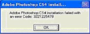 photoshop download failed