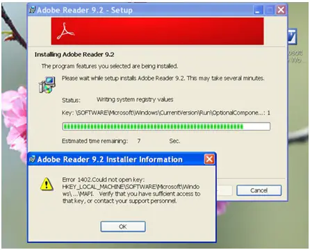 adobe reader 9.2 upgrade