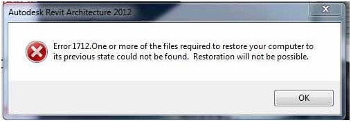 uninstalled Microsoft Visual C++ redistributables error