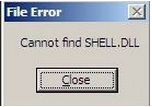 Shell.dll is missing on installing McAfee - Techyv.com