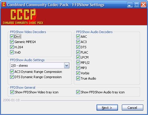 Combined Community Codec Pack