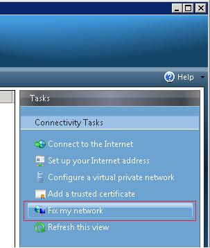 fix my network wizard that is available in SBS 2011