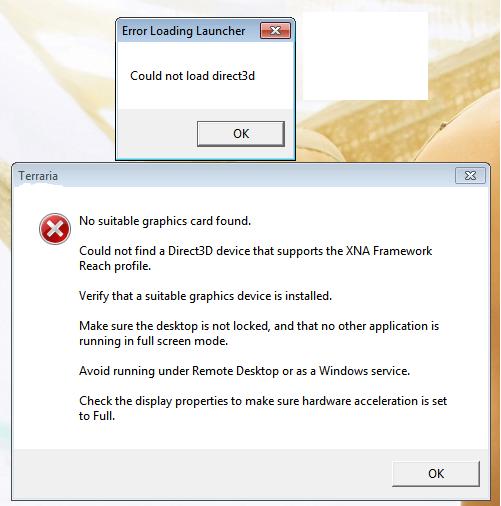 Could not find a direct3d device that supports the xna framework что делать