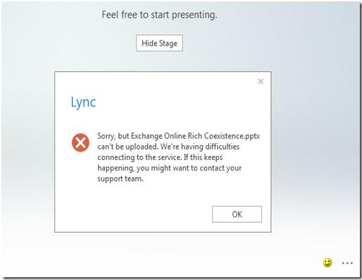 Feel free to start presenting.  Hide Stage  Lync