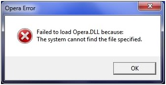 Opera error - Failed to load opera - Techyv.com