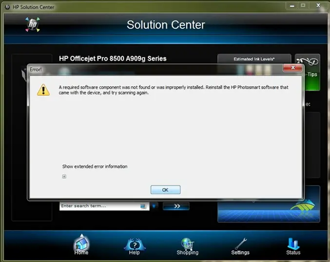 windows 10 hp solution center download