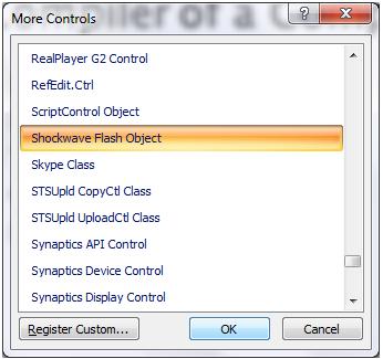 Shockwave Flash Object