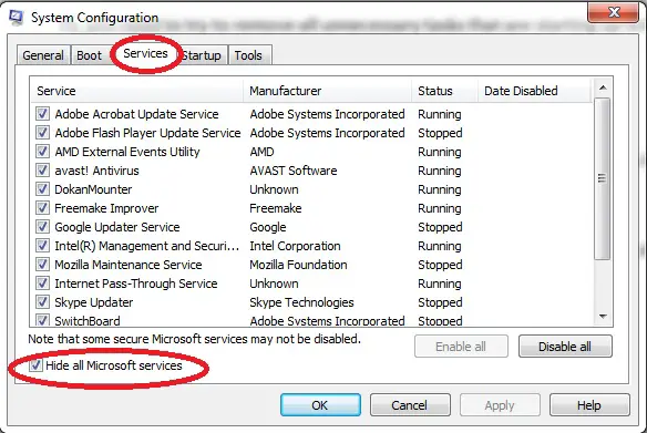 System Configuration