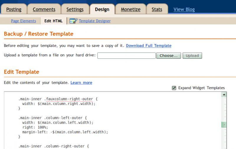 Backup and Restore Template