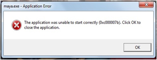 Maya Exe Application Error Techyv Com