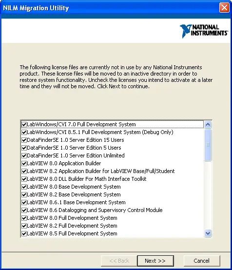 License Migration Utility exe