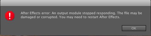 After effects error file is damaged 33 7 что делать