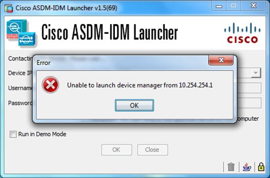 cisco asdm launcher windows 10 download