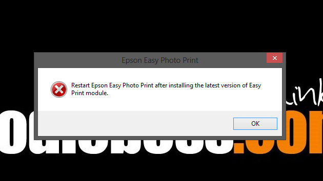 Epson Easy Photo Print is asking for latest version of module Techyv.com
