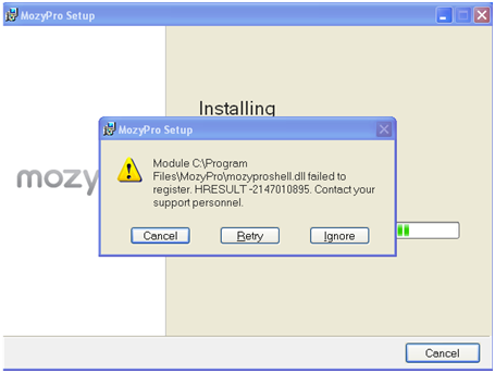 install mozypro update manually