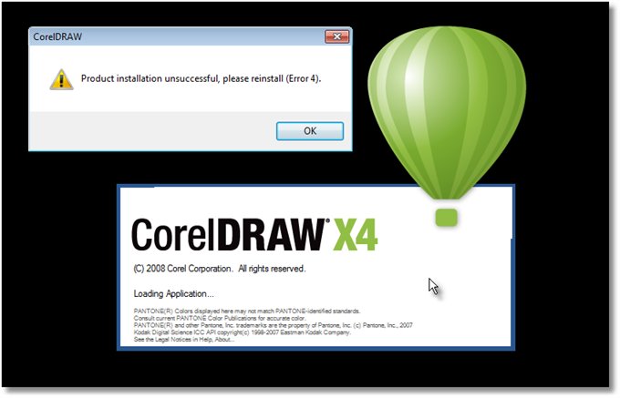 Coreldraw X3 Product Installation Unsuccessful
