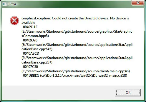 Could not find a direct3d device that supports the xna framework что делать