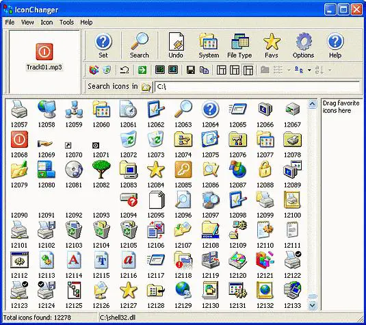 set icon for desktop