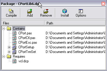 serial port programming in delphi