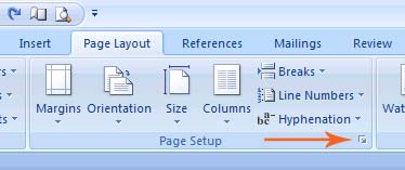 set landscape orientation in word for this point forward