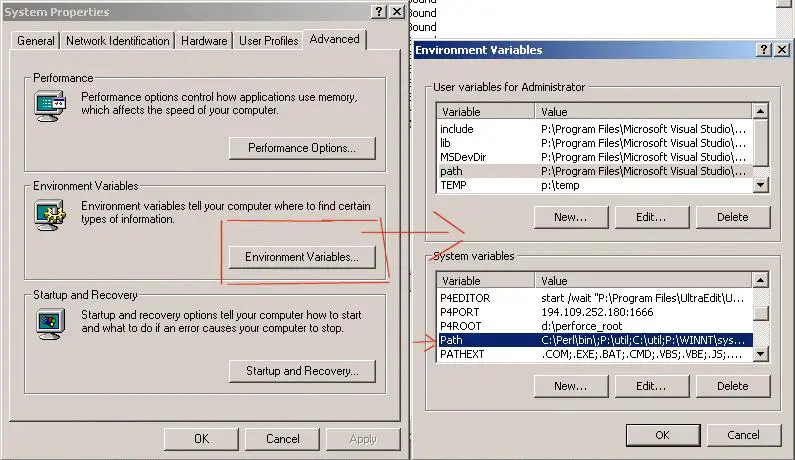 Steps mentioned under the topic How to set path