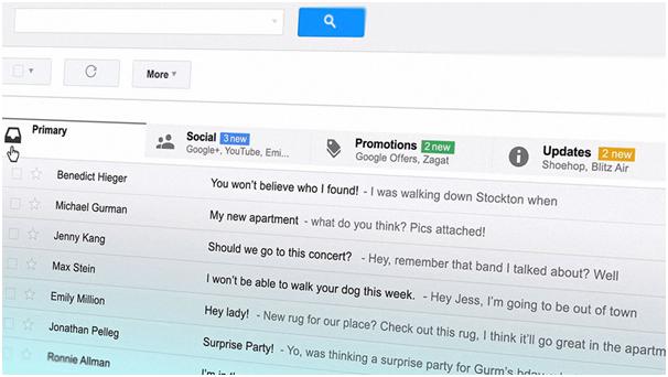 Top Tips For Email Marketing With New Gmail Tabbed Inbox