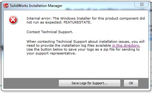 how to remove solidworks installation manager not working