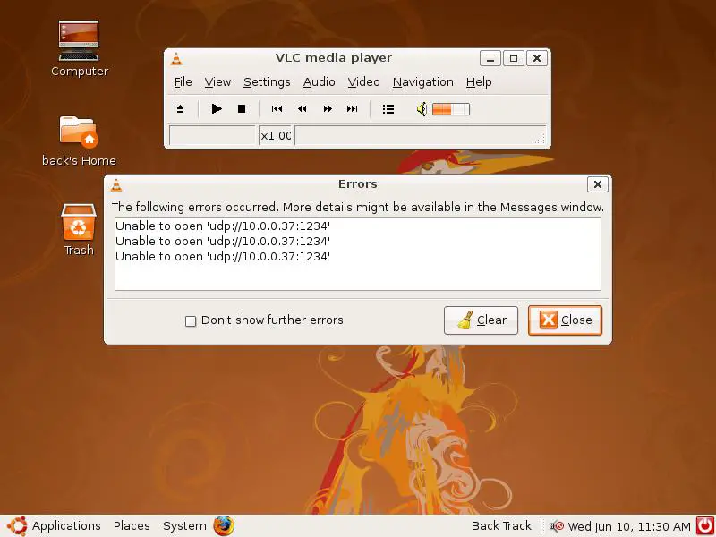 vlc media player error playing dvd ubuntu
